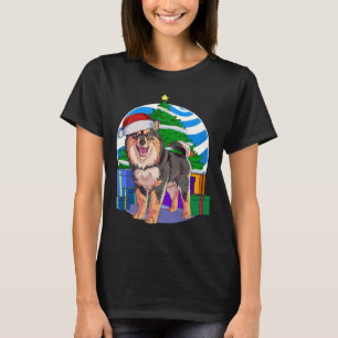 Fins kerstboomschildpad met luifsinterklaas t-shirt