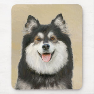 Fins Lapphond Schilderij - Mooie Originele Honden  Muismat