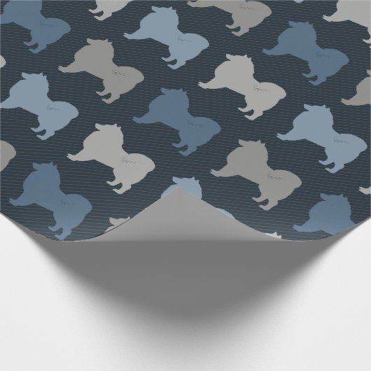 Fins Lapphund Cadeaupapier (Hoek)