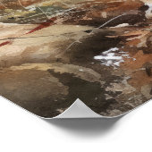 Fins Lapphund Dog Art Print Poster (Hoek)