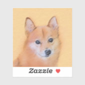 Fins Lapphund,Fins,Lapphund,Lapinkoira,Suome Sticker (Vel)