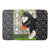 FINS LAPPHUND IN    POPPIEScrate of badmat (Voorkant)