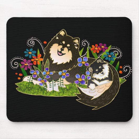 FINS LAPPHUND - Mousepad Muismat (Voorkant)