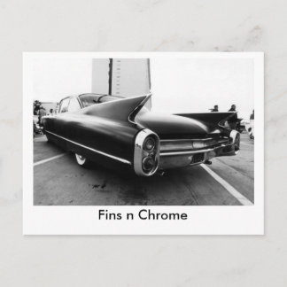 Fins n Chrome Briefkaart