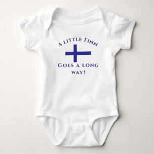 Fins Patriottisch Baby Bodysuit