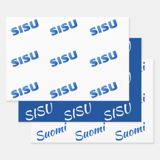 Fins samenstel van verlooppapier; SISU en Suomi Inpakpapier Vel (Set)