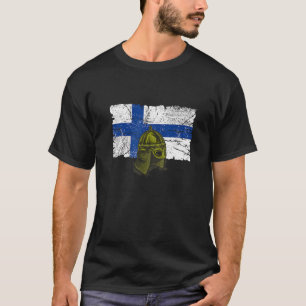 Fins Scandinavia Finn Finland Susi Suomi Lapp H T-shirt
