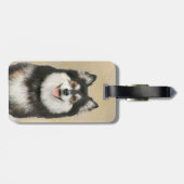 Fins schilderen van luifsens - Kute Original Dog A Bagagelabel (Achterkant horizontaal)