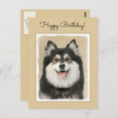 Fins schilderen van luifsens - Kute Original Dog A Briefkaart (Voorkant / Achterkant)