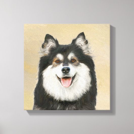 Fins schilderen van luifsens - Kute Original Dog A Canvas Afdruk (Voorkant)