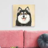 Fins schilderen van luifsens - Kute Original Dog A Canvas Afdruk (Insitu (Woonkamer))