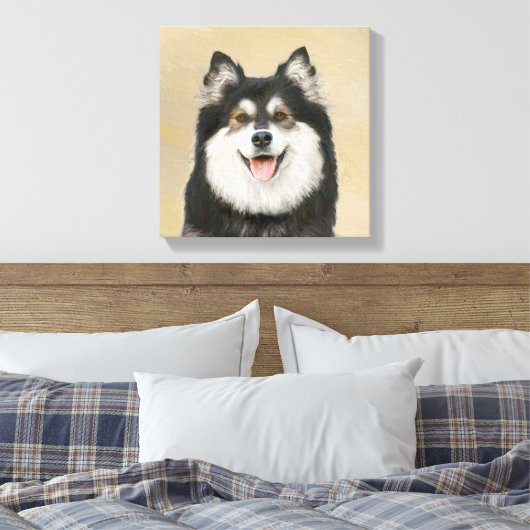 Fins schilderen van luifsens - Kute Original Dog A Canvas Afdruk (Insitu (Slaapkamer))