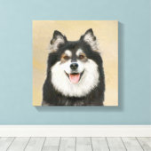 Fins schilderen van luifsens - Kute Original Dog A Canvas Afdruk (Insitu (Houten vloer))