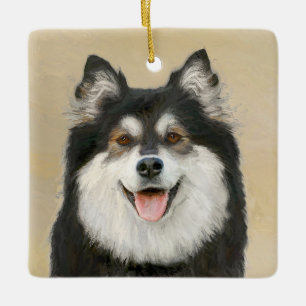 Fins schilderen van luifsens - Kute Original Dog A Keramisch Ornament