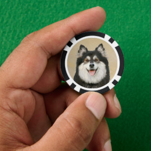 Fins schilderen van luifsens - Kute Original Dog A Poker Chips