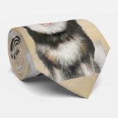 Fins schilderen van luifsens - Kute Original Dog A Stropdas (Opgerold)