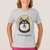 Fins schilderen van luifsens - Kute Original Dog A T-shirt (Voorkant)
