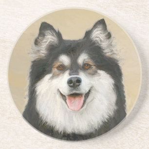 Fins schilderen van luifsens - Kute Original Dog A Zandsteen Onderzetter