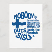 Fins SISU briefkaart - pas aan! (Voorkant)