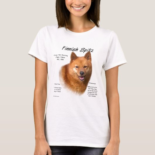 Fins Spitz Geschiedenis Ontwerp T-shirt (Voorkant)