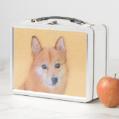 Fins Spitz-schilderij - Cute Original Dog Art (In situ)