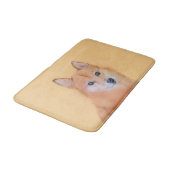 Fins Spitz-schilderij - Cute Original Dog Art Badmat (Gekanteld)