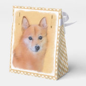 Fins Spitz-schilderij - Cute Original Dog Art Bedankdoosjes (Achterkant)