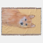 Fins Spitz-schilderij - Cute Original Dog Art Deken (Voorkant)