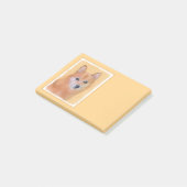 Fins Spitz-schilderij - Cute Original Dog Art Post-it® Notes (Schuin)