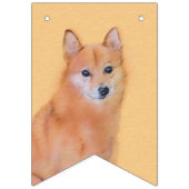 Fins Spitz-schilderij - Cute Original Dog Art Vlaggetjes (Tweede vlag)
