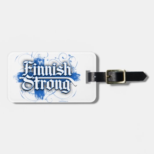 Fins sterk (Hockey) Bagagelabel (Voorkant horizontaal)