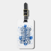 Fins sterk (Hockey) Bagagelabel (Voorkant verticaal)