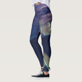 Fins Sunset Shark gedrukt Leggings (Links)