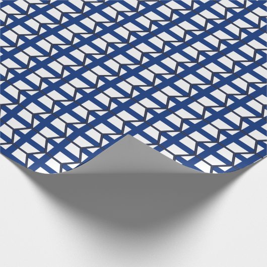 Fins Vlaggenhuiskrappelpapier Cadeaupapier (Hoek)