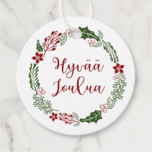 Fins Vrolijk Kerstfeest, Hyvää joulua, Aangepast