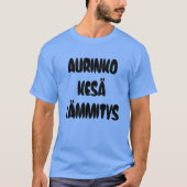 Fins Word voor zonnezomerwarmte T-shirt (Voorkant)