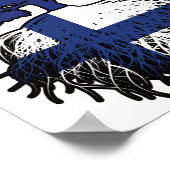 Finse Australische Australië - boomstammen Poster (Hoek)