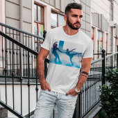 Finse beeldschaatsen op IJ-Mannen T-shirt