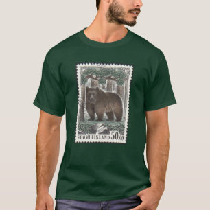 Finse Beer Stamp Forest Green T-Shirt