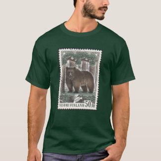 Finse Beer Stamp Forest Green T-Shirt