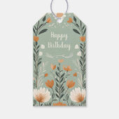 Finse bloem cadeaulabel (Voorkant)