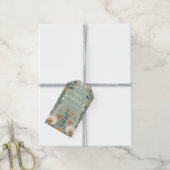 Finse bloem cadeaulabel (Met Touw)
