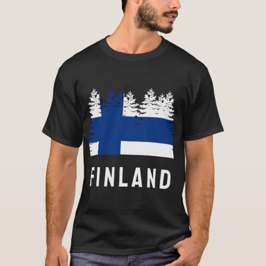 Finse bosvlag Finland T-shirt (Voorkant)