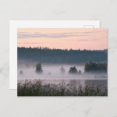 Finse briefkaart voor het landschap van het bos (Voorkant / Achterkant)