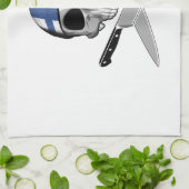 Finse chef theedoek (Gevouwen)