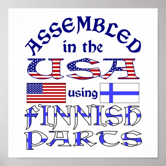 Finse delen poster (Voorkant)