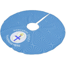 Finse engel Chanoeka vlag gepersonaliseerd Kerstboom Rok