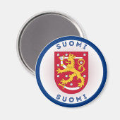Finse Erfgoed Embleem Magneet (Voorkant / Achterkant)