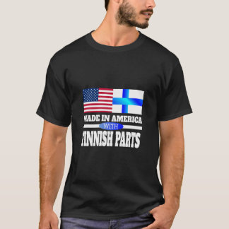 Finse Finn Pride Finse vlag Finse geschenken T-shirt