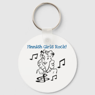 Finse Girls Rock Sleutelhanger